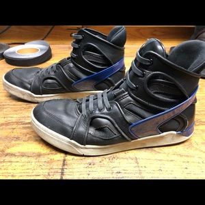 Diesel Industry Sneakers S-Titann Black/Blue Sz10
